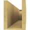 Ekena Millwork 6in. W x 8in. H x 36in. L Huntington Woodgrain TimberThane Rafter Tail, Primed Tan RFTUR06X08X36HUNRCPR - alternate 2